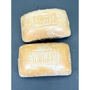 Norell Perfumed Bath Soap 2 Bars of Soap 4.25 Each SEALED With FLAWS